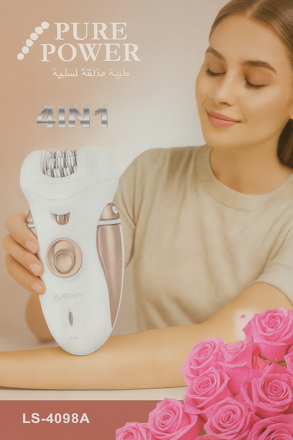 Pure Power - 4-in-1 Epilator
